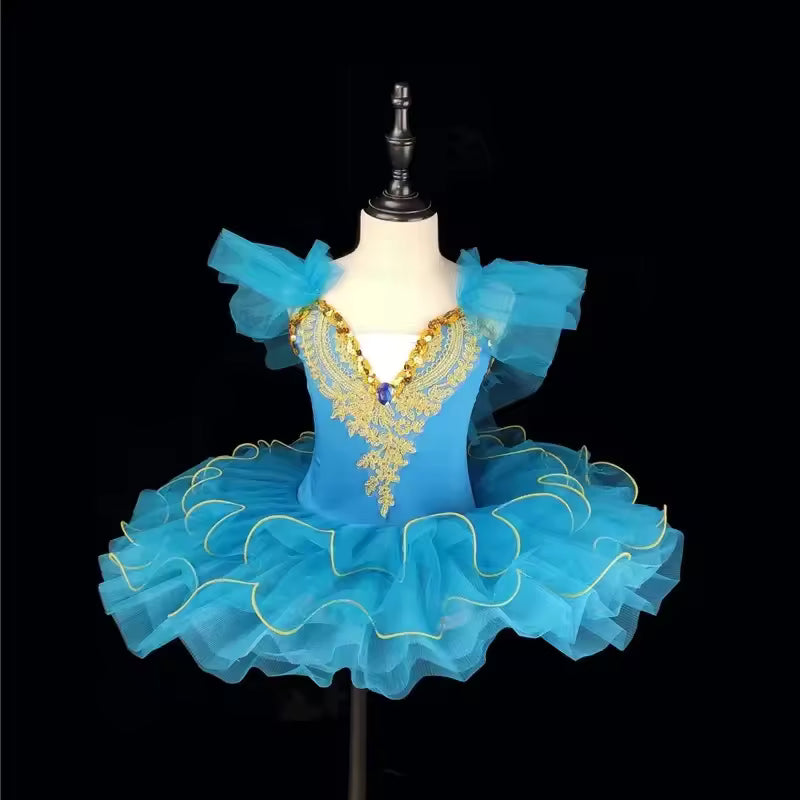Children's Day Summer Dress Ballet Leotard Girl Tutu Mesh Princess Ballerine Costume Kids Clothes Vestidos Dance Dresses Girls