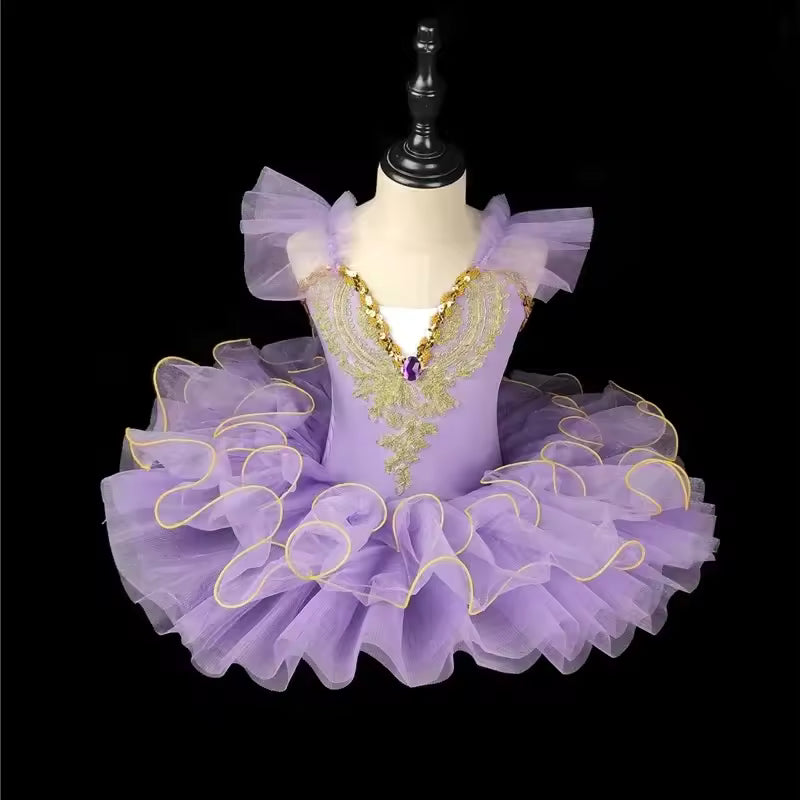 Children's Day Summer Dress Ballet Leotard Girl Tutu Mesh Princess Ballerine Costume Kids Clothes Vestidos Dance Dresses Girls