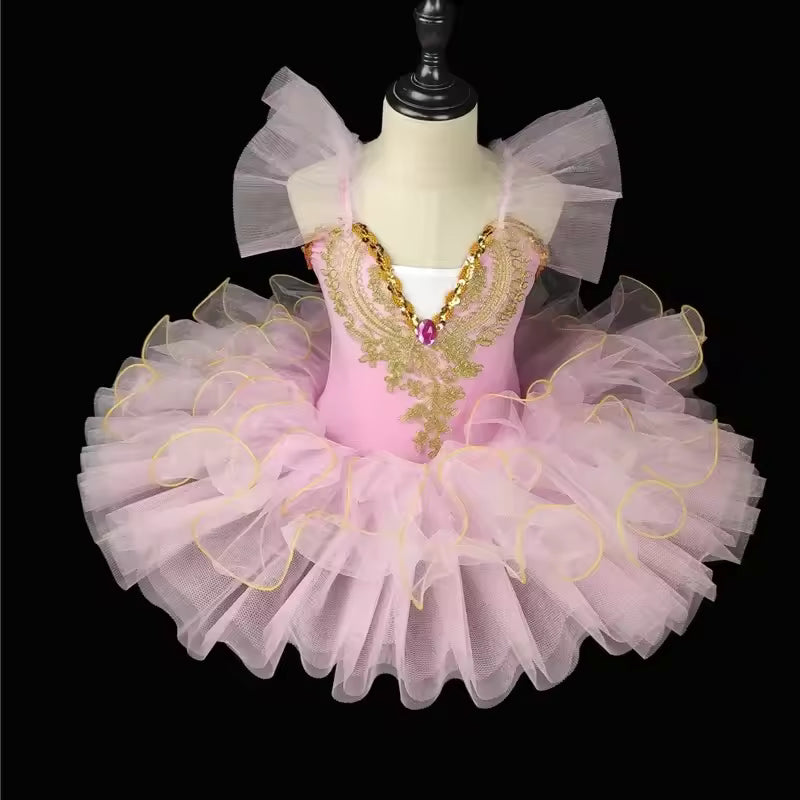 Children's Day Summer Dress Ballet Leotard Girl Tutu Mesh Princess Ballerine Costume Kids Clothes Vestidos Dance Dresses Girls
