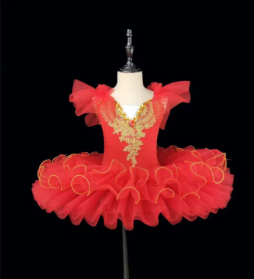 Children's Day Summer Dress Ballet Leotard Girl Tutu Mesh Princess Ballerine Costume Kids Clothes Vestidos Dance Dresses Girls